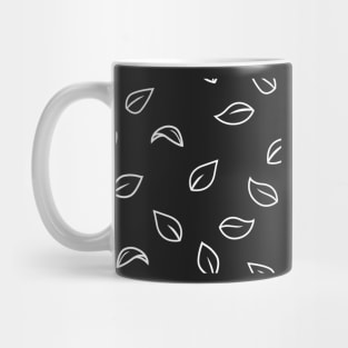 Green Leafy Garden Pattern Mug